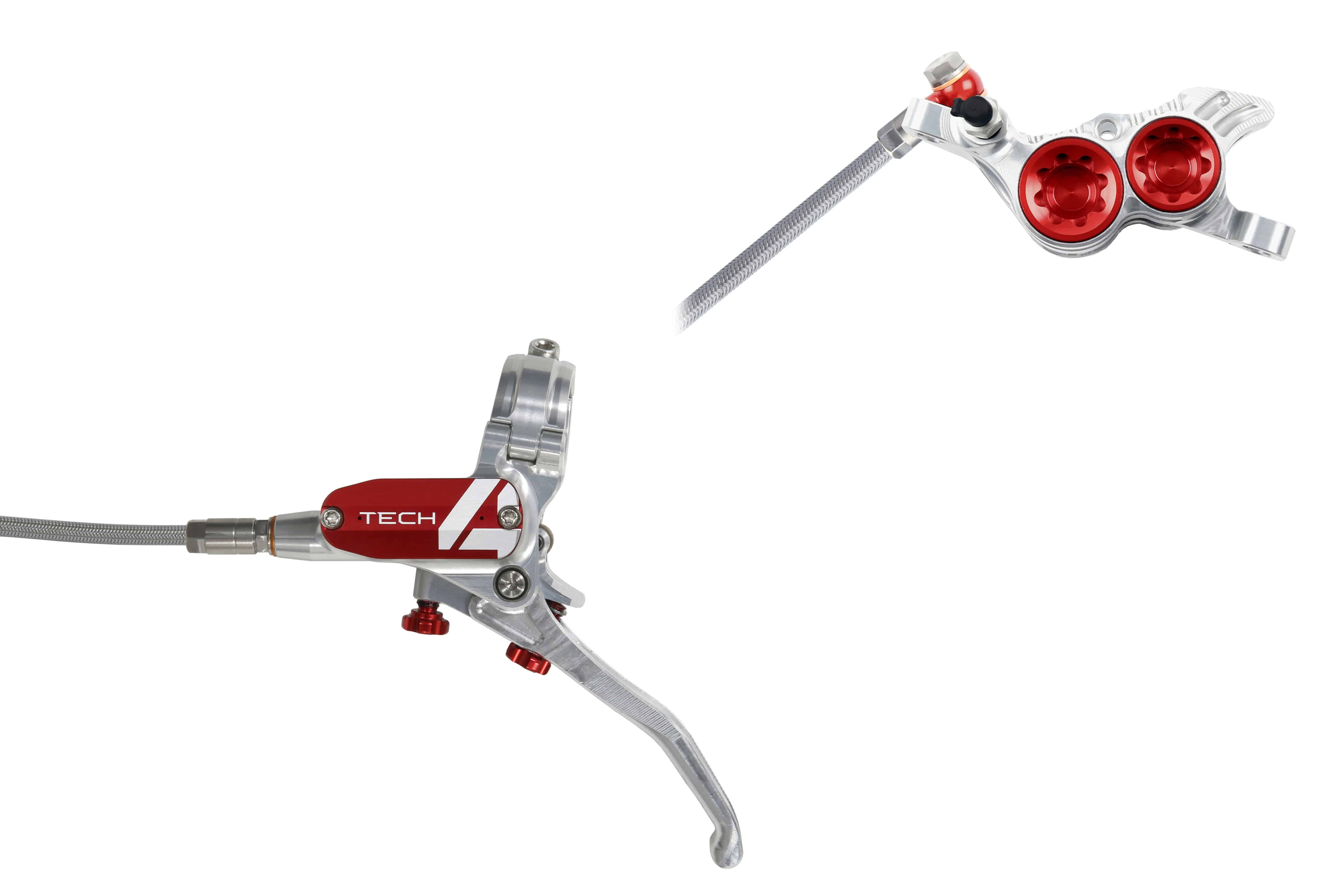 hope disc brake tech 4 v4 no rotor braided p103771