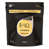 TORQ Recovery Drink with whey protein and carbs, showing a ready-to-drink supplement bottle for post-exercise muscle repair
