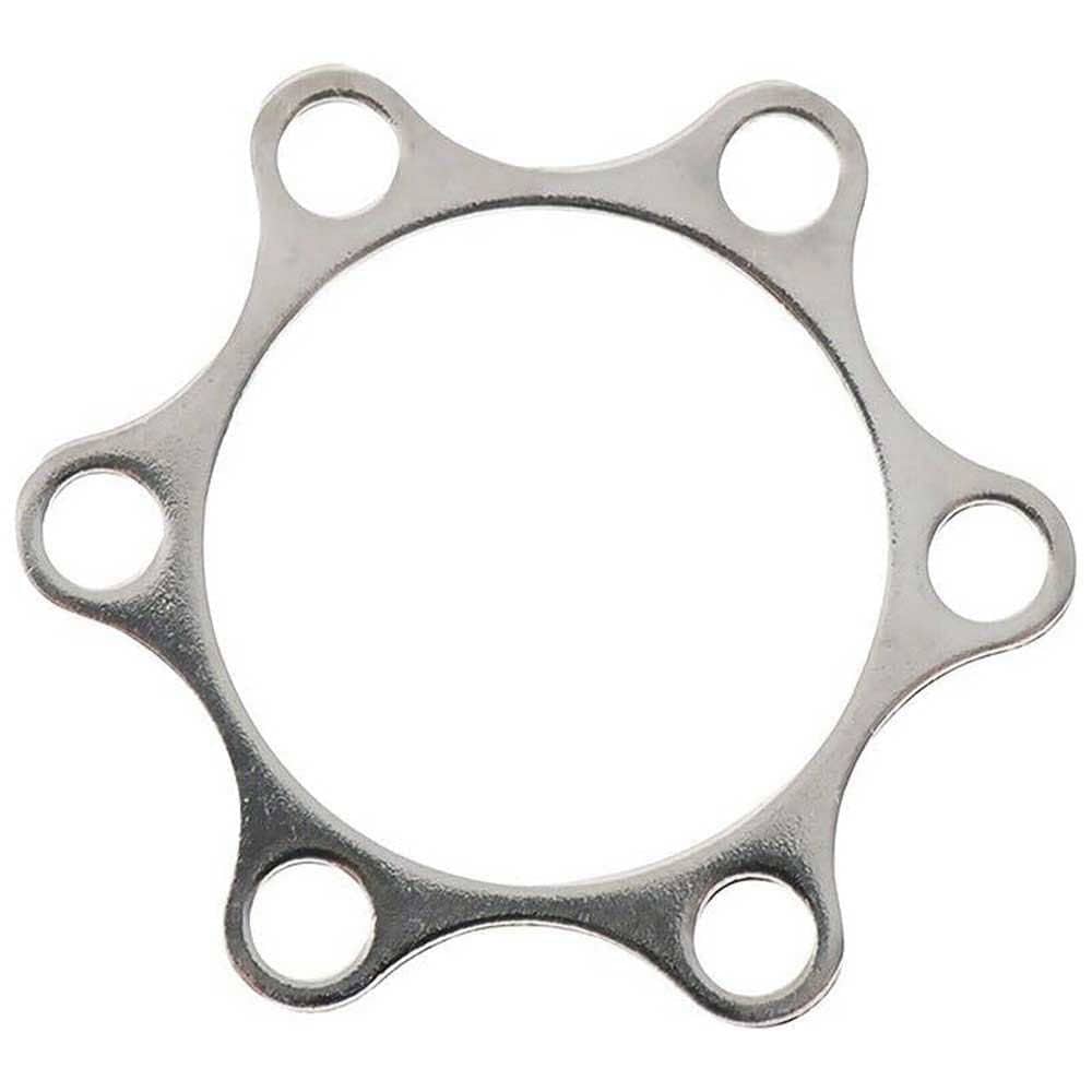 TRP Rotor Shim 1.0mm disc brake spacer for precise rotor alignment, shown in a close-up of the component.