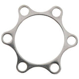 TRP Rotor Shim 1.0mm disc brake spacer for precise rotor alignment, shown in a close-up of the component.