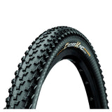 Continental Cross King Protection MTB tyre with BlackChili compound, foldable mountain bike component, shown in black with tread detail.