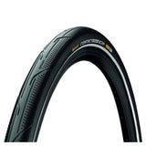 Continental Contact Urban Reflex tyre for Brompton bikes, wire bead, puncture resistant with PureGrip compound, suitable for urban riding.