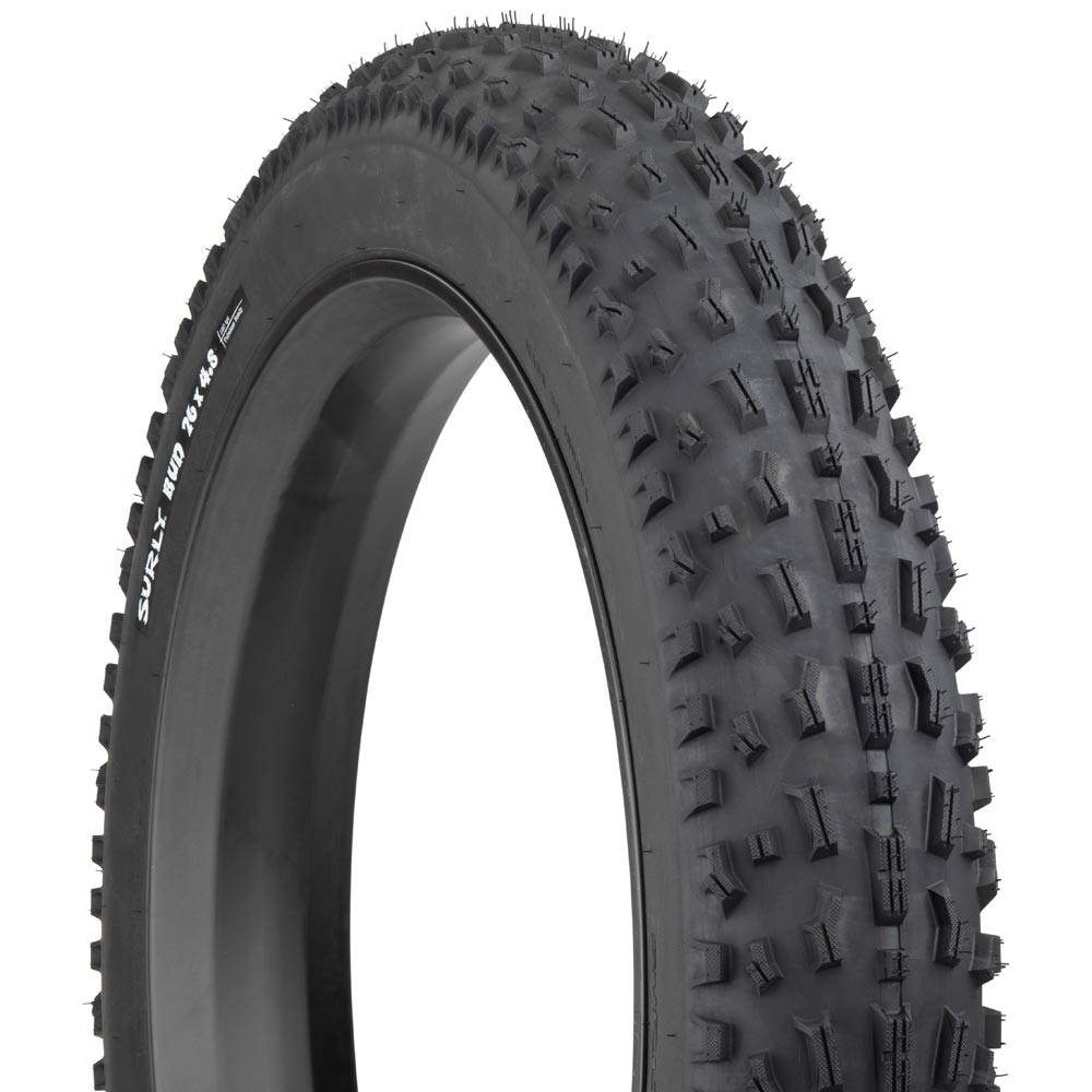 Surly Bud TLR tubeless-ready mud and snow bike tire with 120tpi casing, designed for off-road mountain biking.