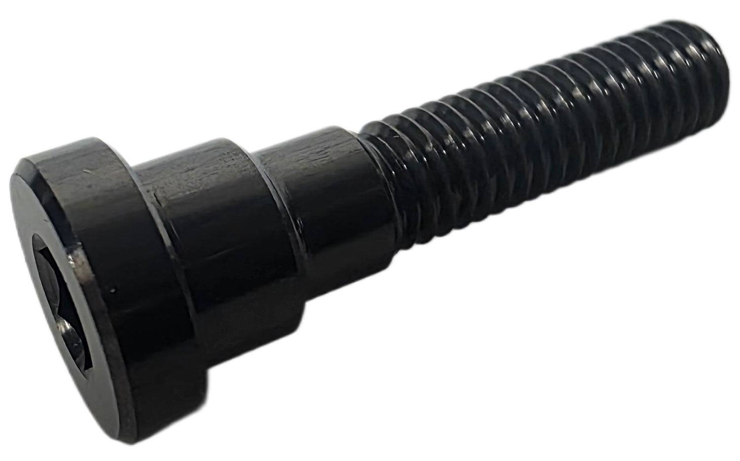 Hope Top Cap and Grip Doctor Bolt in Smoke for bicycle headset, showing the sleek black component with branding details.