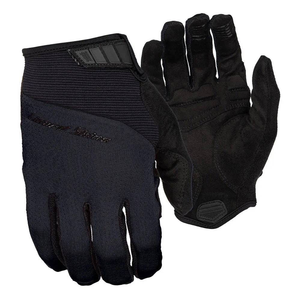Lizard Skins Monitor Traverse gloves in black with AX suede palm and gel padding for enhanced grip and comfort.