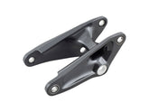 Trek Rail 29 Rocker Link suspension component in Dnister Black with a gloss finish, designed for Trek rail mountain bikes.