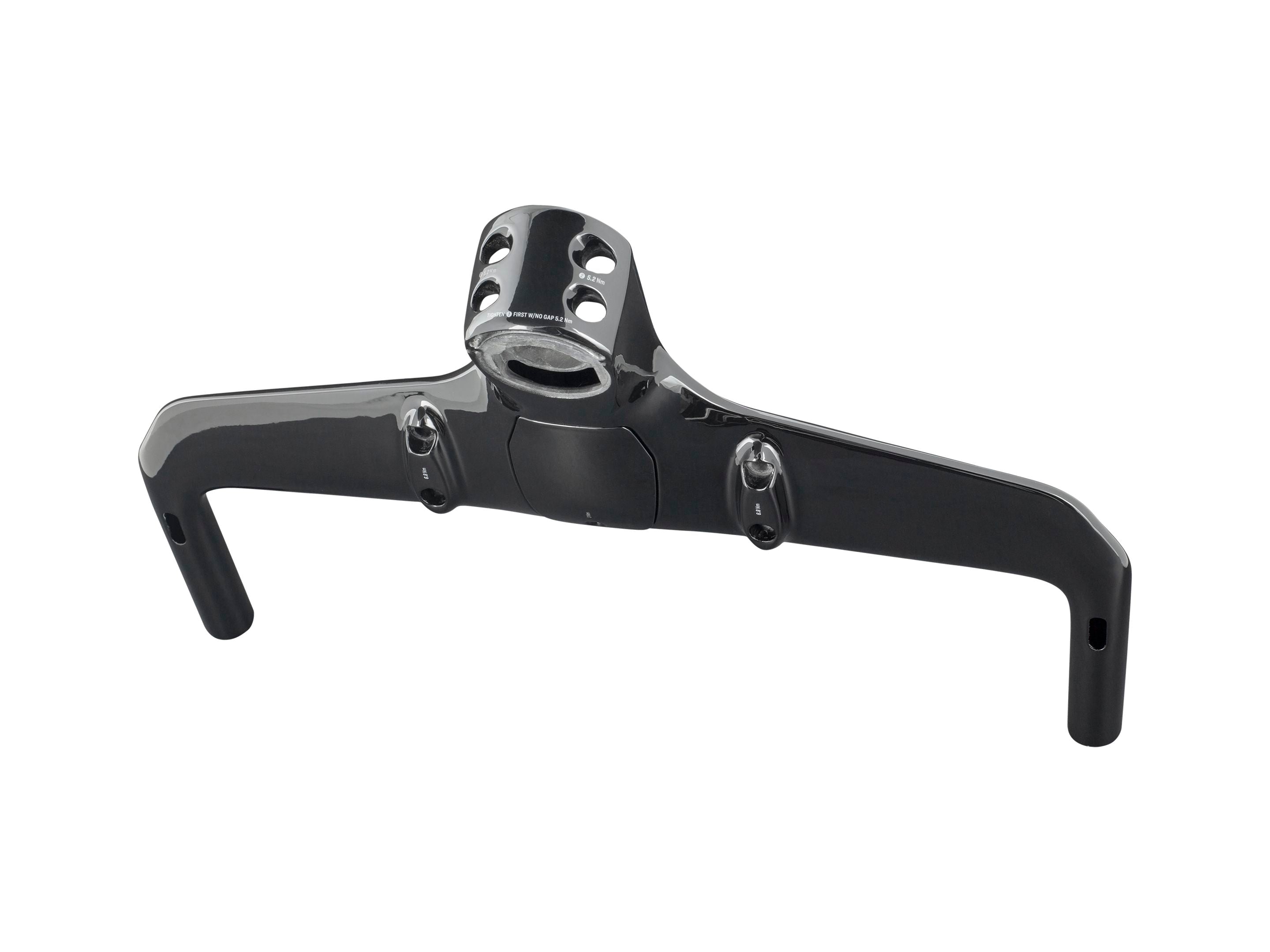 Trek Aero Handlebar for Speed Concept SLR R2, aerodynamic bike bar and stem, black with integrated design and branding details