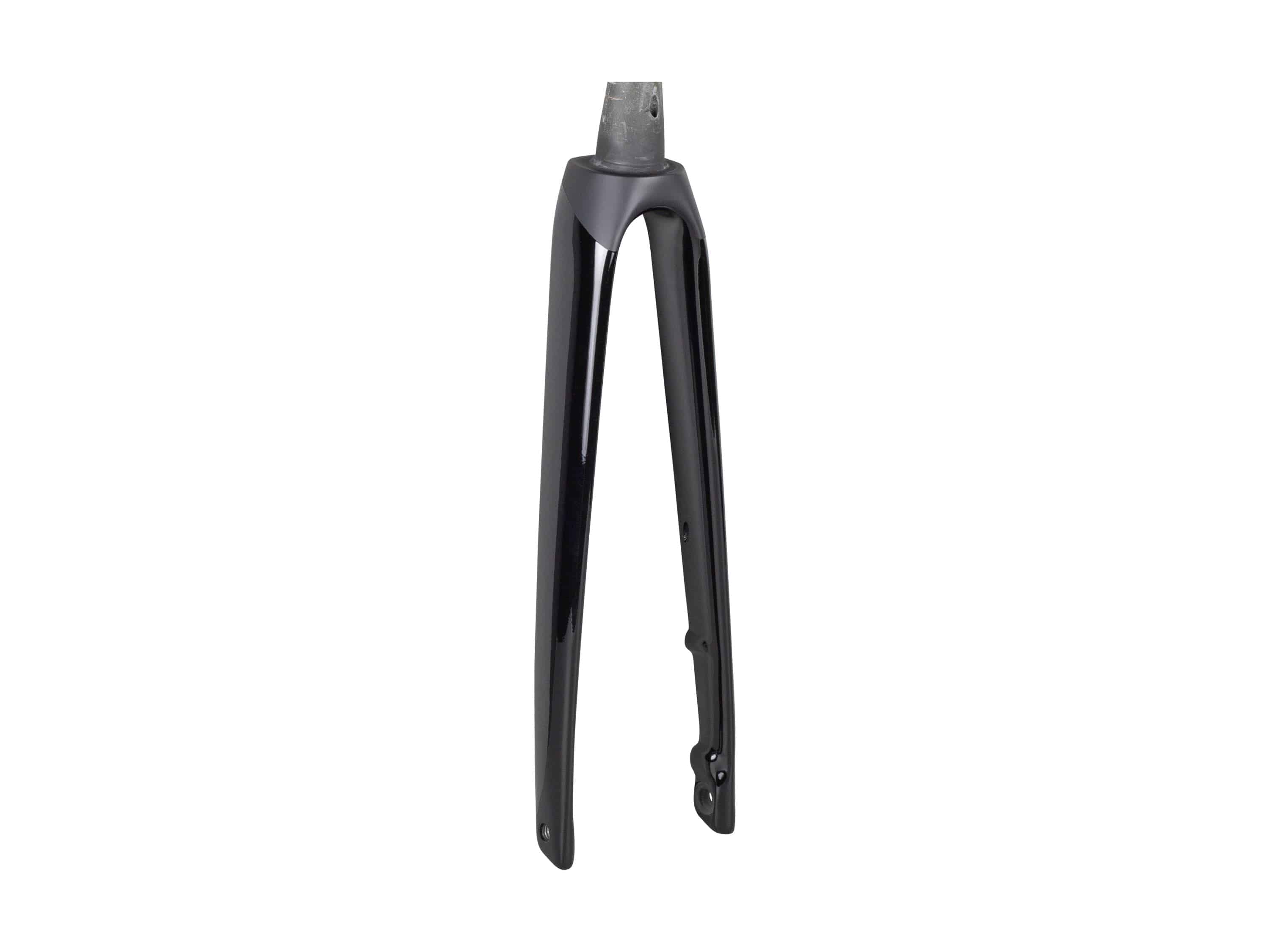 Trek Emonda ALR 5 road bike fork, lightweight aluminum component, designed for improved steering control and performance.