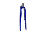 Trek 2023 Domane SL 6 road bike forks for smooth steering and stability, showcasing the lightweight carbon fork design.