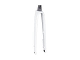 Trek 2023 Domane+ SLR 700C rigid forks for road cycling, lightweight carbon components with smooth finish and branding.