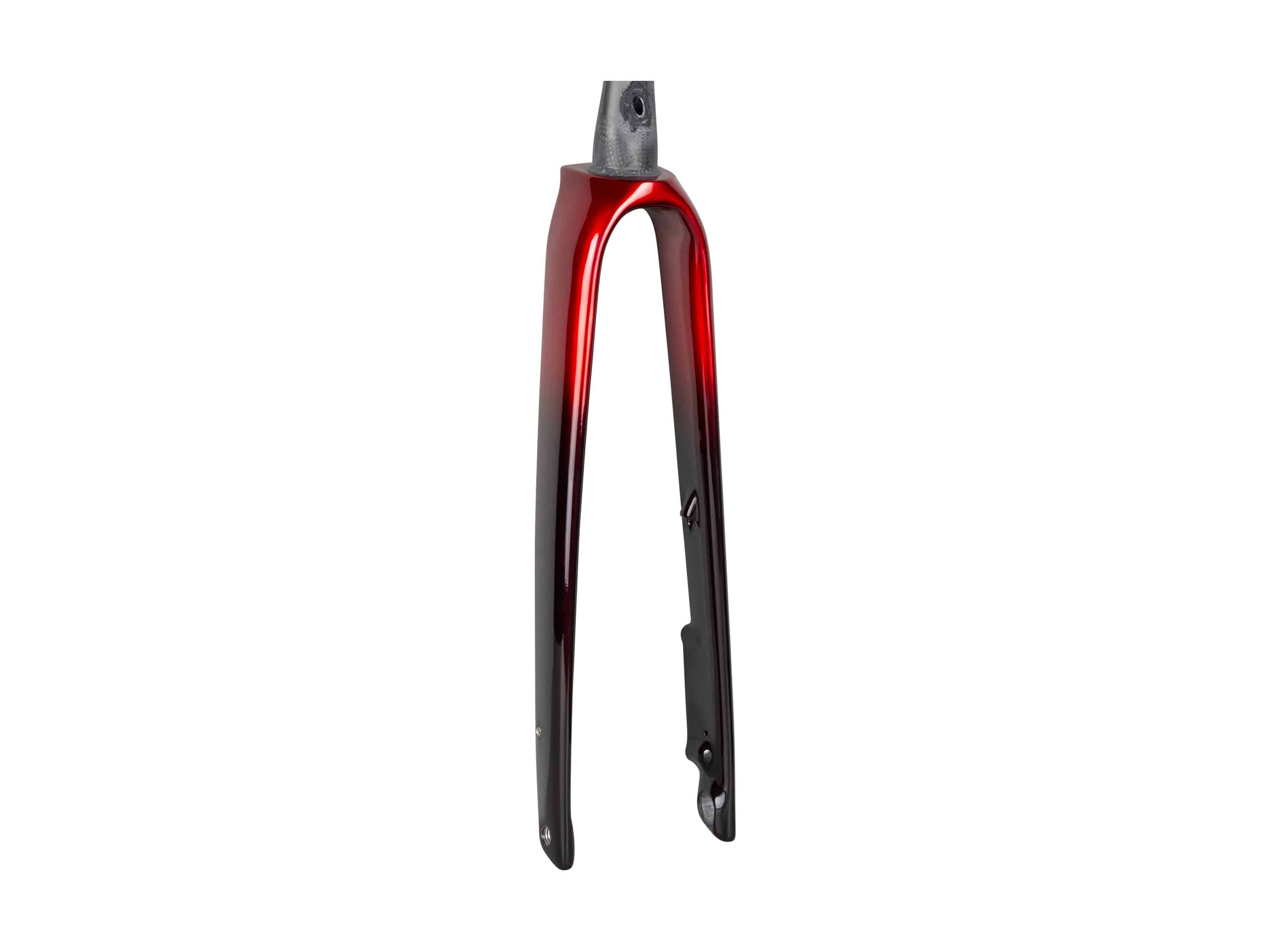 Trek 2023 Domane+ SLR 700C rigid road cycling forks, lightweight bicycle component for performance riding.