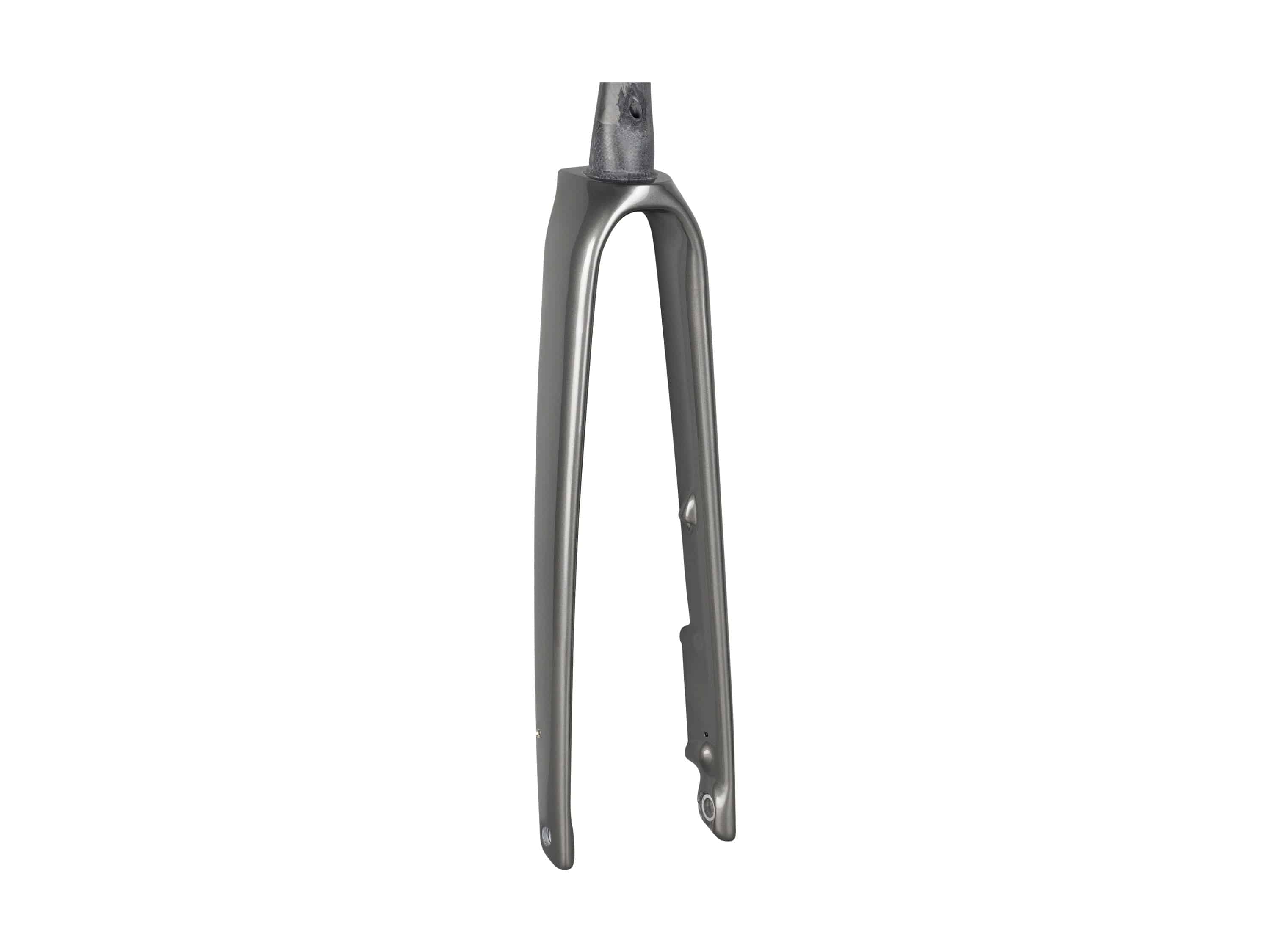 Trek 2023 Domane+ SLR 700C rigid road cycling forks, lightweight carbon components for high-performance riding.