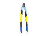 Trek 2023 Domane SLR 700C rigid road bike fork for precise steering, bike components, black with branding details