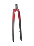 Trek 2023 Domane SLR 700C road bike fork for precise steering, black carbon component designed for Trek endurance bikes.