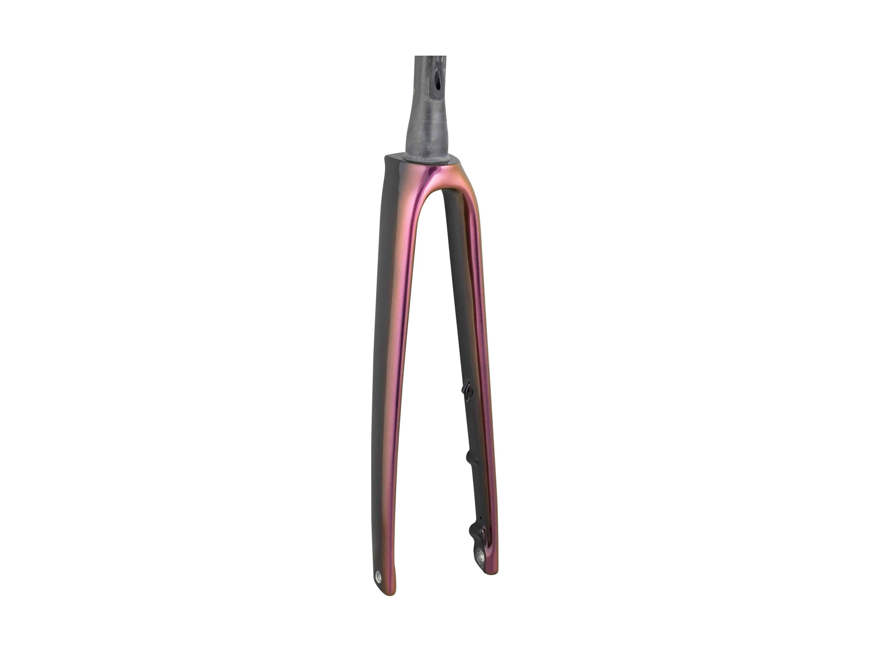 Trek 2023 Emonda SLR road bike fork, lightweight carbon component for precise steering and high performance on the road.