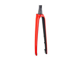 Trek 2023 Emonda SLR road bike forks, lightweight components for precise steering and control on a high-performance Trek road bike