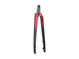 Trek 2023 Emonda SLR road bike fork components with sleek design for precise steering and control.