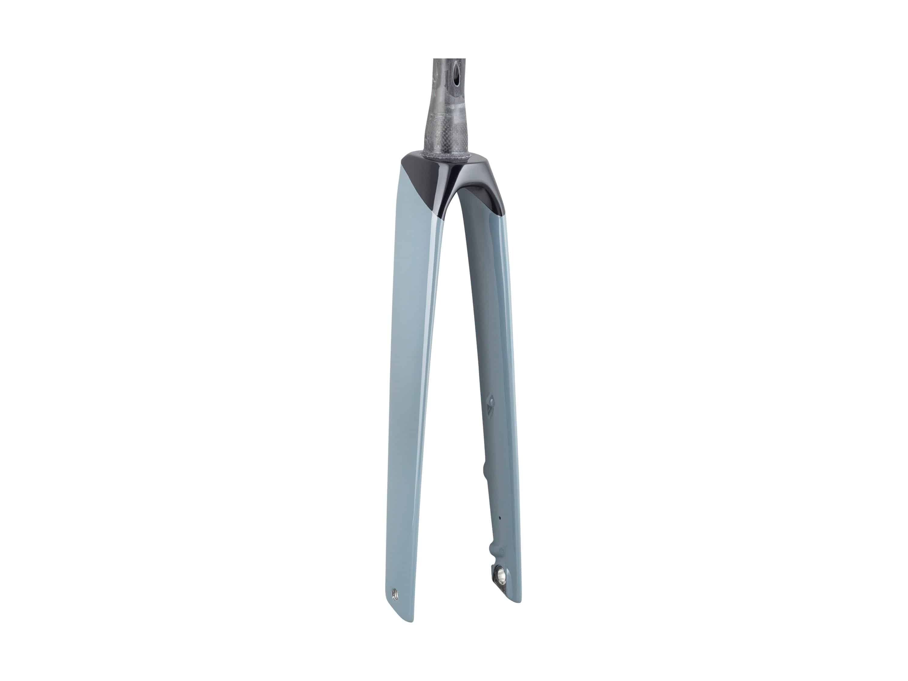 Trek Madone SL7 rigid road bike fork for precise steering and control, made of lightweight components for high performance.