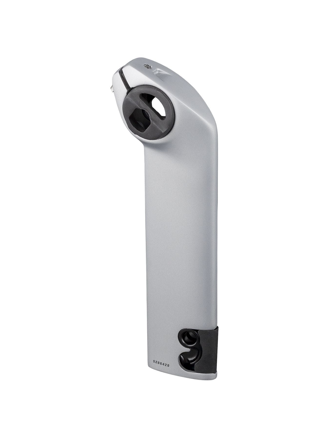 Trek Madone SLR road bike seatpost in silver finish, adjustable and durable component for lightweight cycling performance.