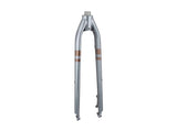 Trek 2023 Verve Steel 700C road bike disc brake fork, lightweight steel component for cycling performance, mounted on bike frame