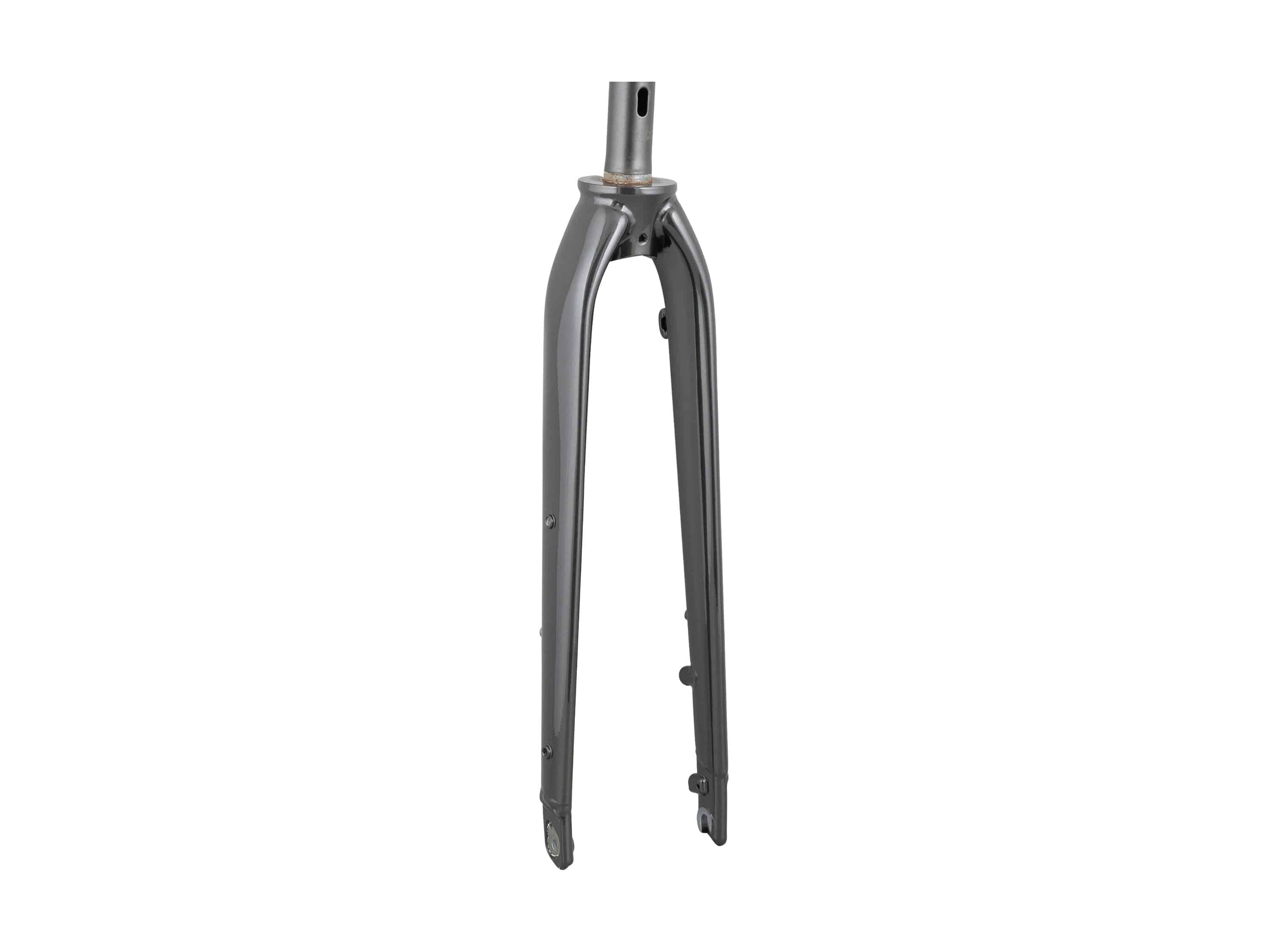 Trek 2024 FX 1 Disc rigid forks for road bikes with disc brake compatibility, shown mounted on a bike frame.
