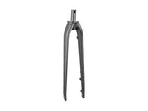 Trek 2024 FX 1 Disc rigid forks for road bikes with disc brake compatibility, shown mounted on a bike frame.