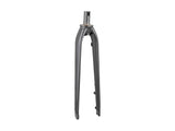 Trek 2024 FX 1 Disc rigid forks for road bikes with disc brake compatibility, shown mounted on a bike frame.