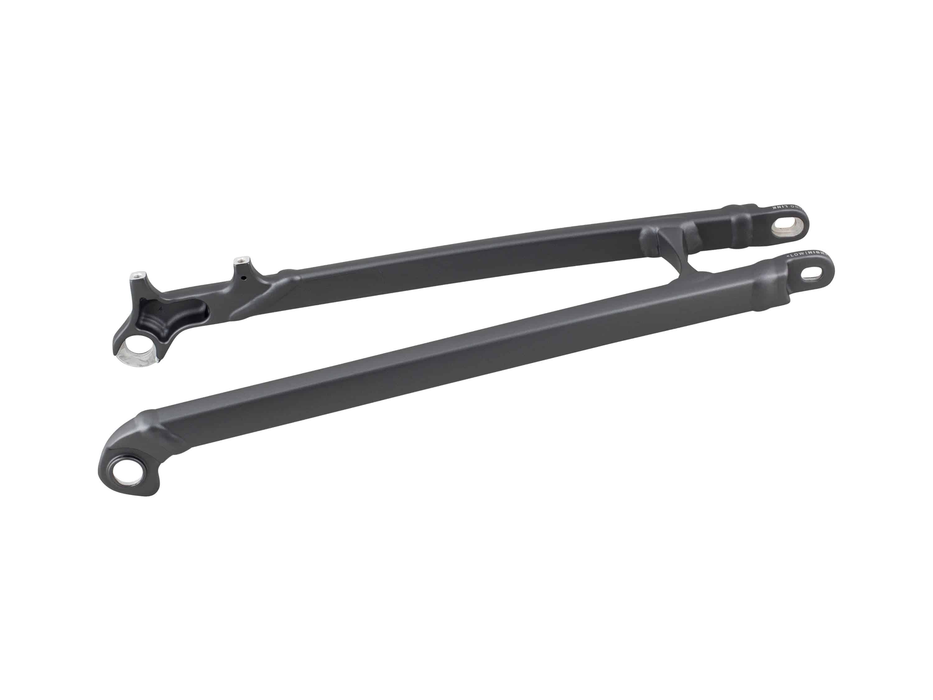 Trek 2024 Fuel EXe aluminum paint-matched seatstay frame component for bike replacement, showing the sleek alloy finish.