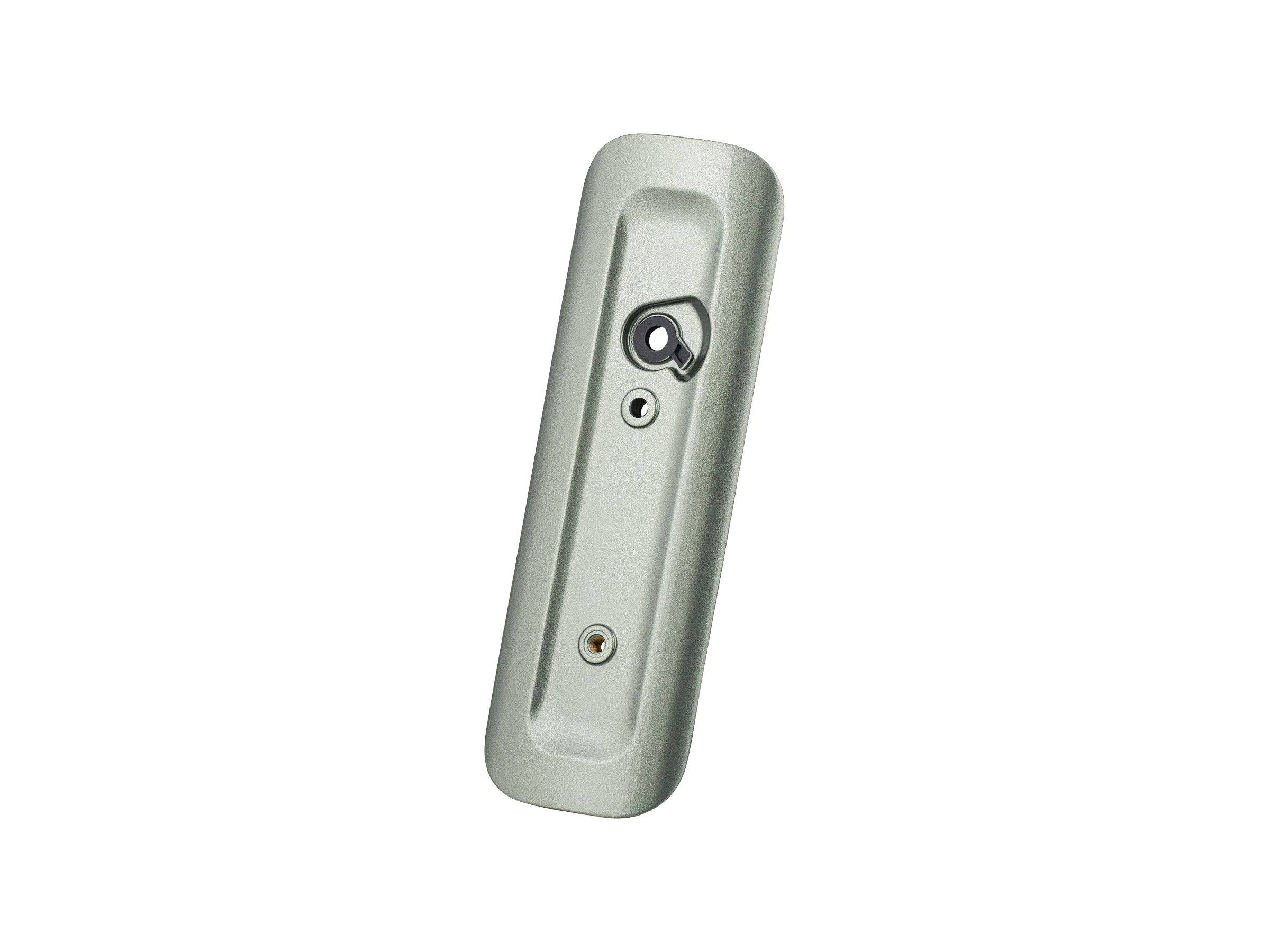 Trek Slash Gen 6 paint match storage door cover for carbon models, bicycle component with sleek black finish.