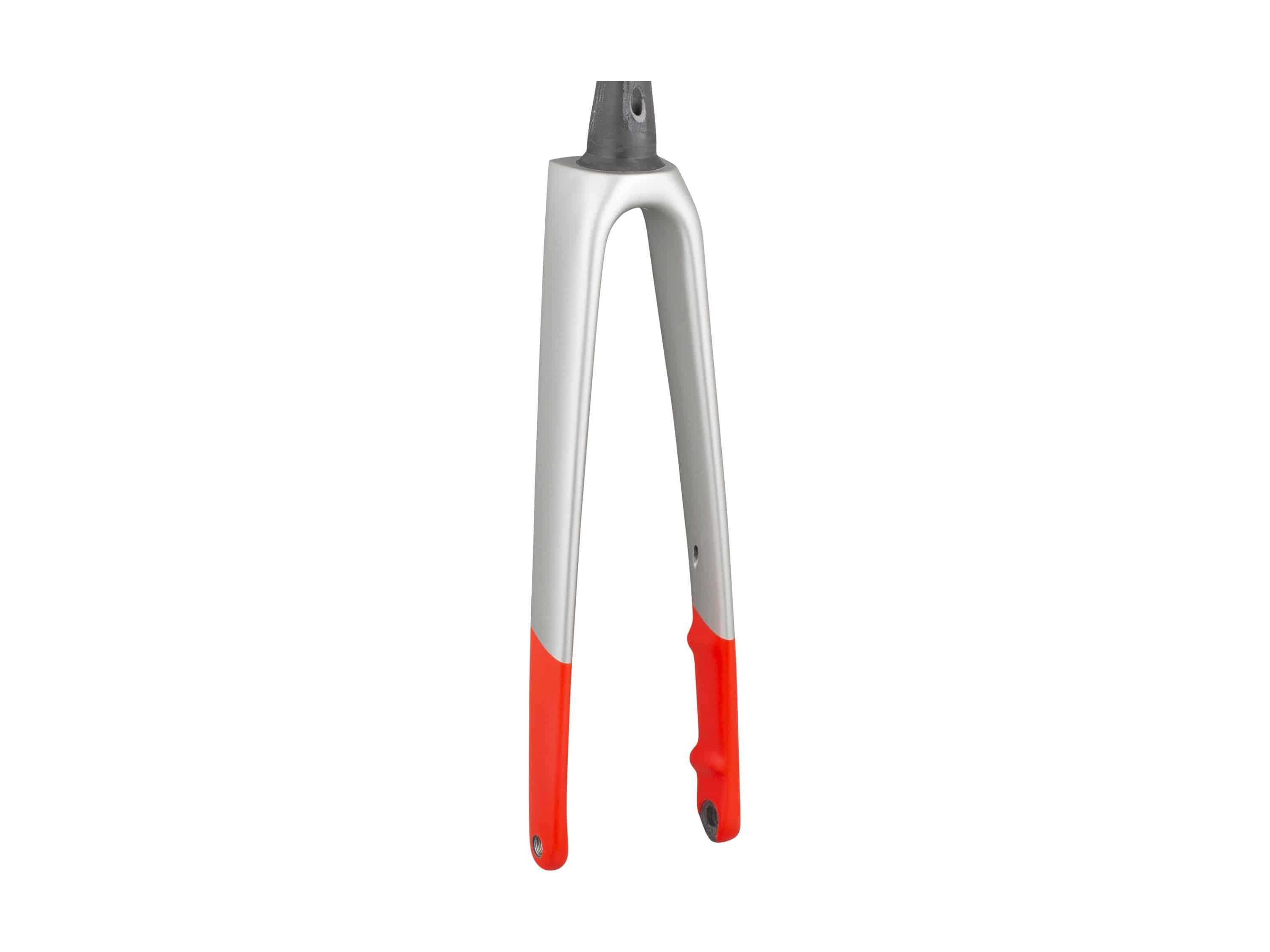 Trek Madone SL Gen 8 700C road bike fork, rigid bike component for precision steering, in a sleek black finish.