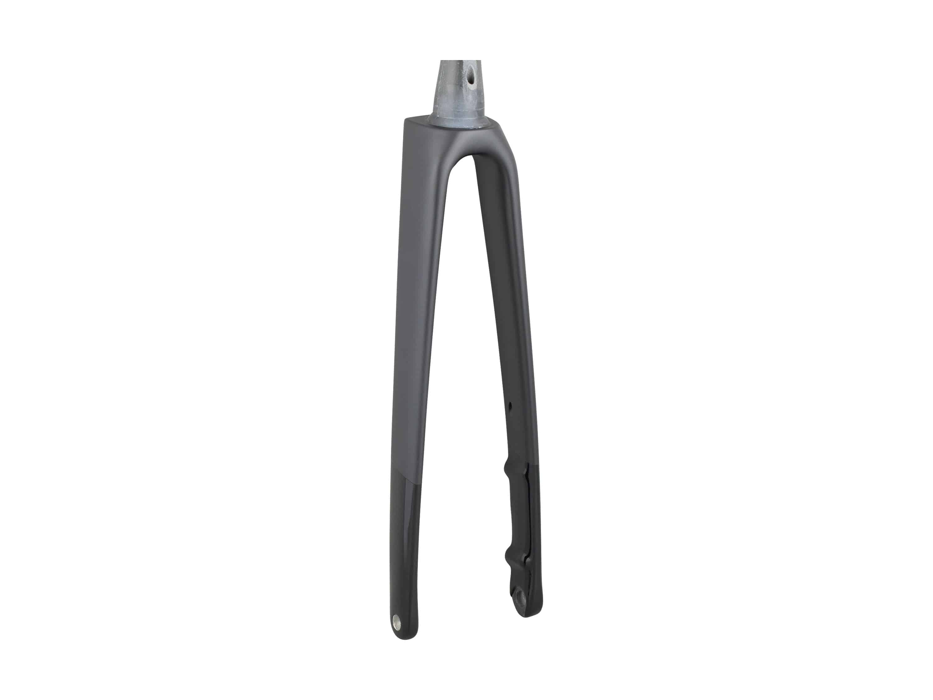 Trek Madone SL Gen 8 700C road bike fork, rigid component for precision steering, in black with branding details