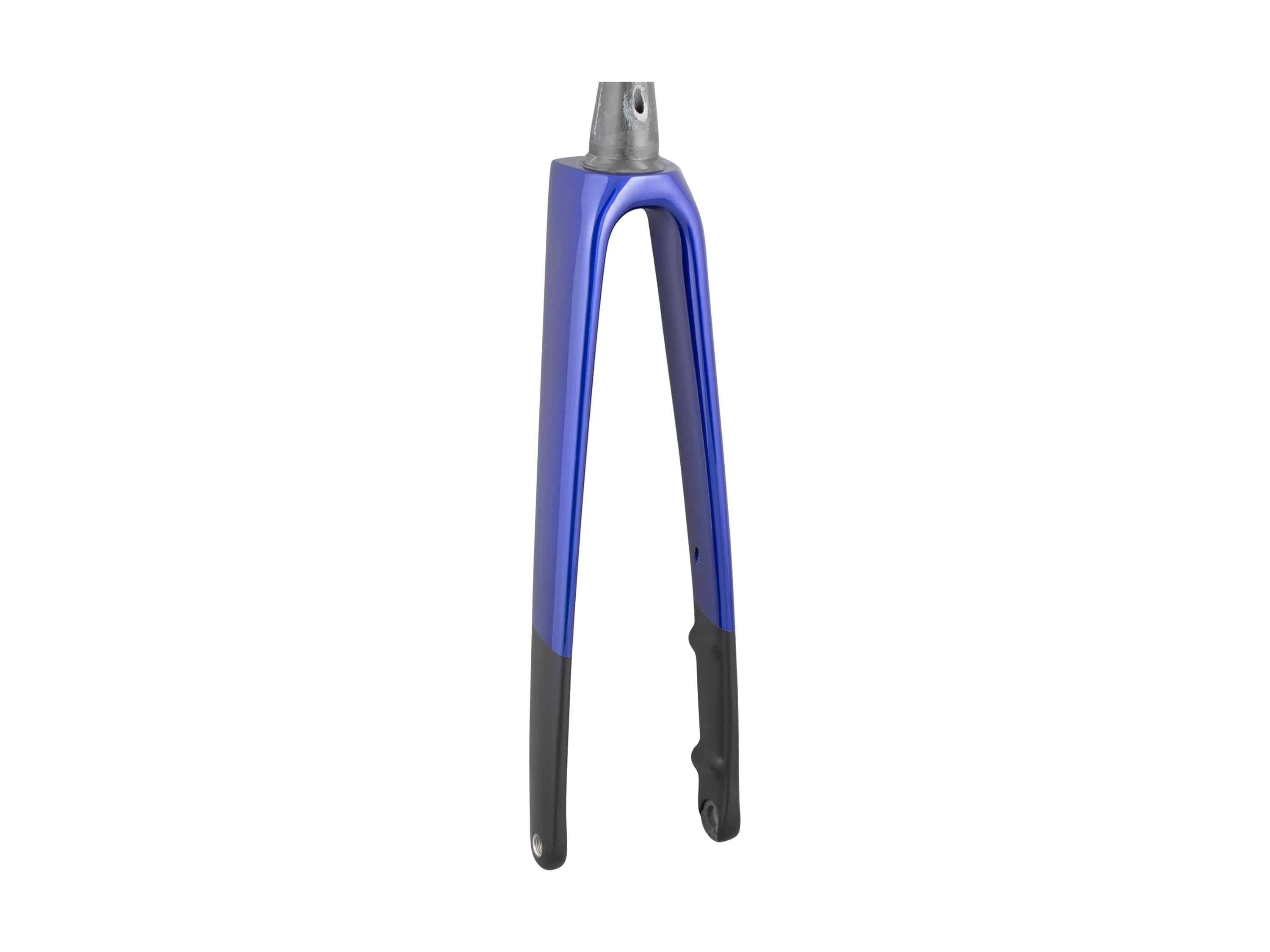 Trek Madone SL Gen 8 700C road bike fork, rigid aluminum component for precise steering on high-performance cycling bikes.