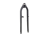 Trek Wahoo 24 Path alloy rigid fork in black with 250mm length and 45mm offset for road bikes, component part with visible details.