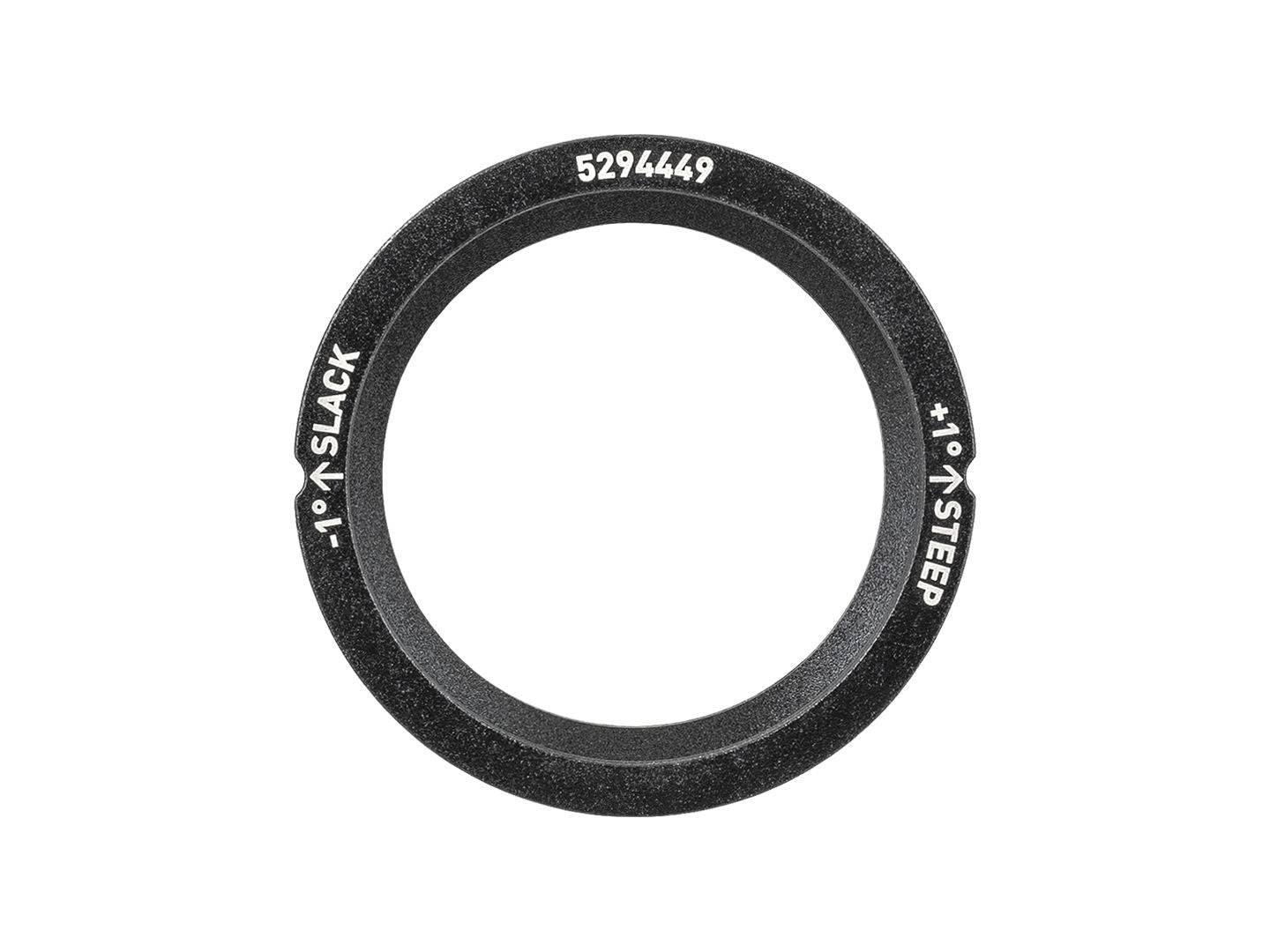 Trek Angle Adjust 1.0 & 2.0 black headset lower cup for all frames, 1-degree adjustable bike component.