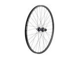 Bontrager Connection Boost Deore 27.5-inch MTB mountain bike wheel with disc brake rotor mounted, ready for off-road riding.