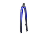 Trek Domane AL 4 700C rigid fork for road cycling, featuring precise steering, shown installed on a Trek road bike component.