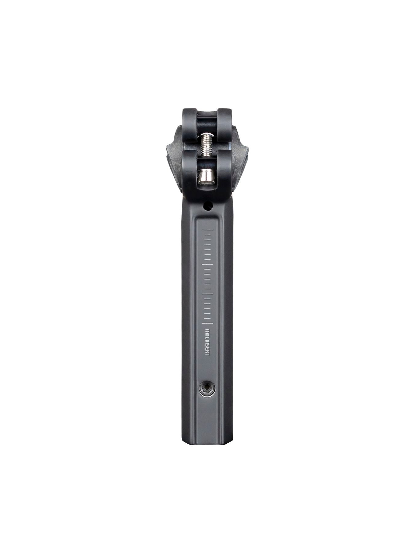 Trek Domane MKIII bike seatpost with matte finish and internal mast caps, designed for Trek road bikes.