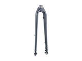Trek FX 2 rigid disc brake fork for road bike, durable steel construction with mount points for disc brakes and quick-release skewer