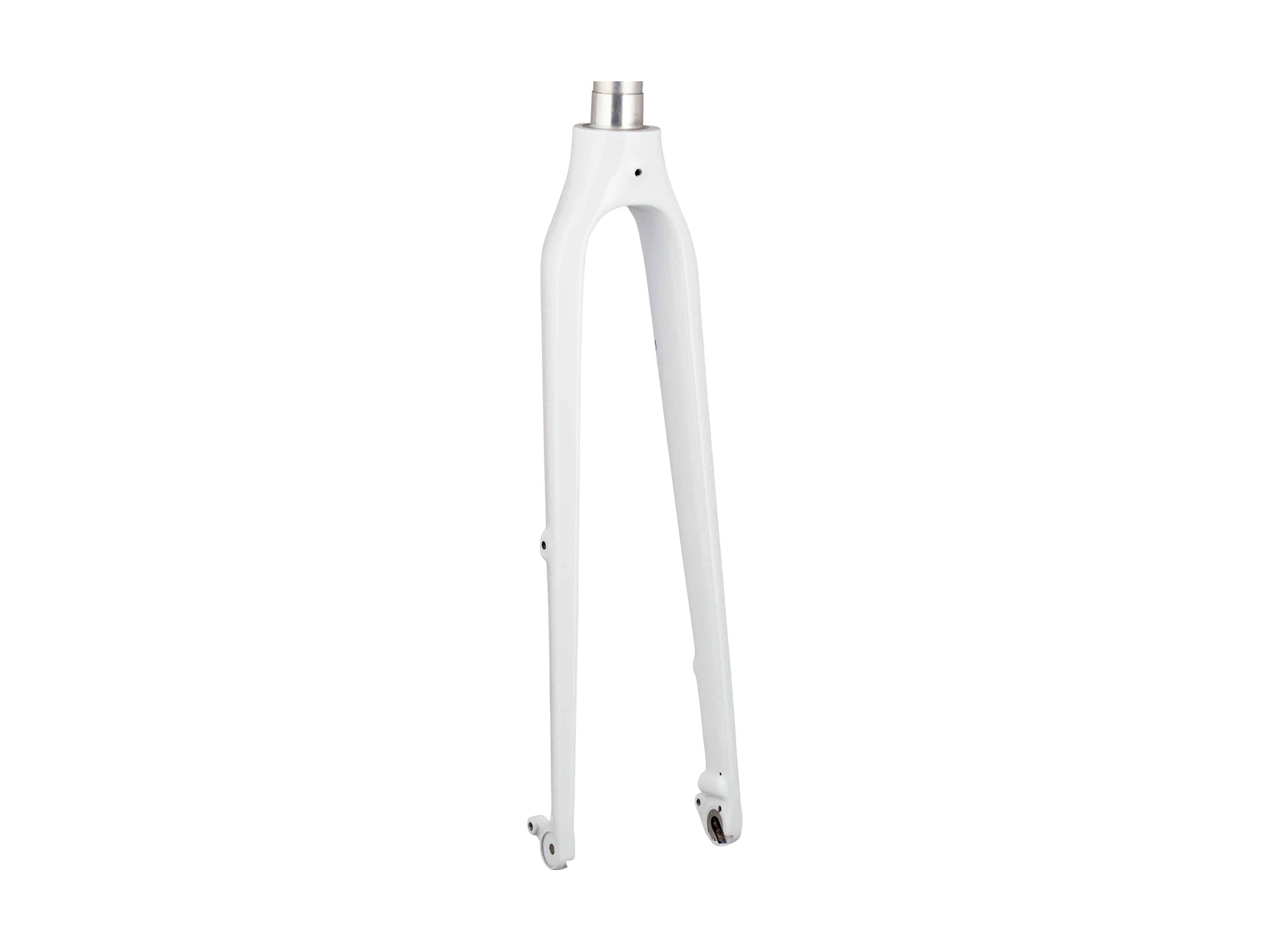 Trek FX 3 rigid disc brake fork for road bikes, featuring precision steering and lightweight component design.