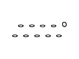 Set of 10 durable Bontrager bike frame flat washers, bike components designed for spacers and frame assembly.