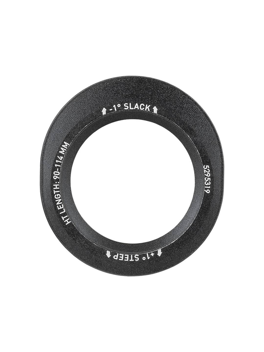 Trek Angle Adjust 1.0 & 2.0 black headset lower cup for all frames, 1-degree adjustment, bike components for Trek mountain bikes