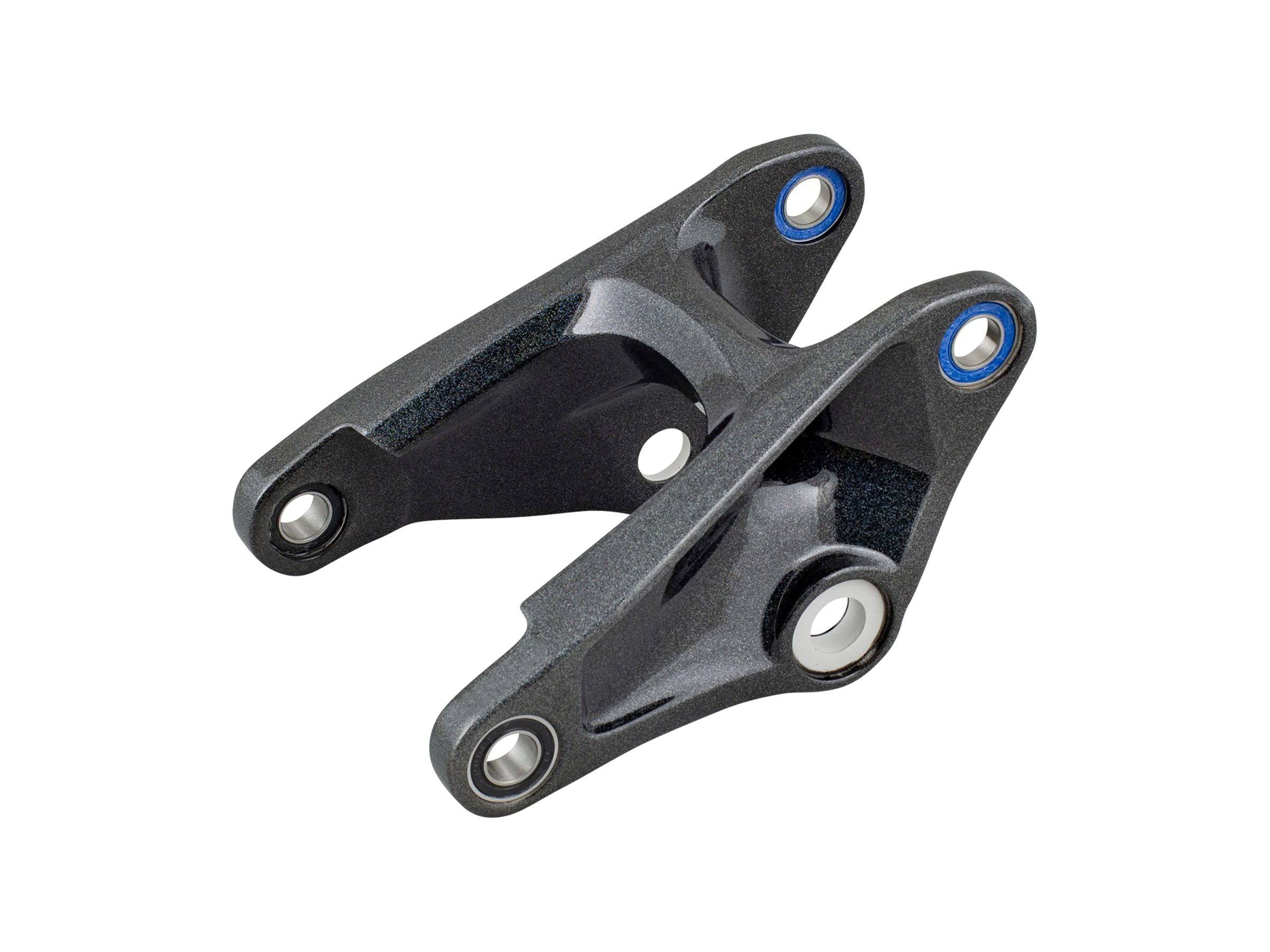 Trek Fuel EX 7 29 2022 frame linkage component, genuine replacement part for Trek mountain bike, shown in close-up.