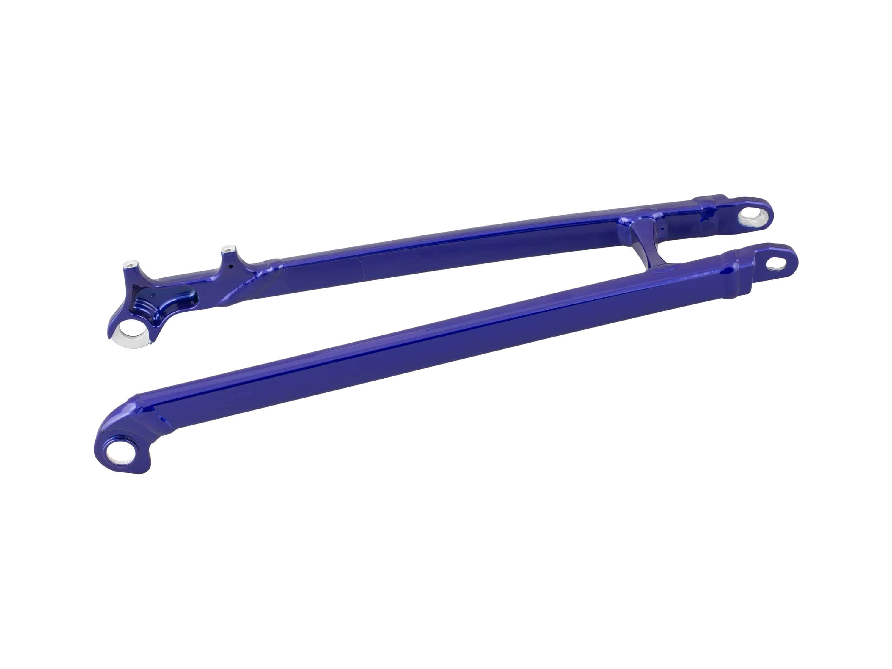 Trek Fuel EX 2023 aluminum seatstays frame spare parts for mountain bike, painted to match the bike's color scheme.
