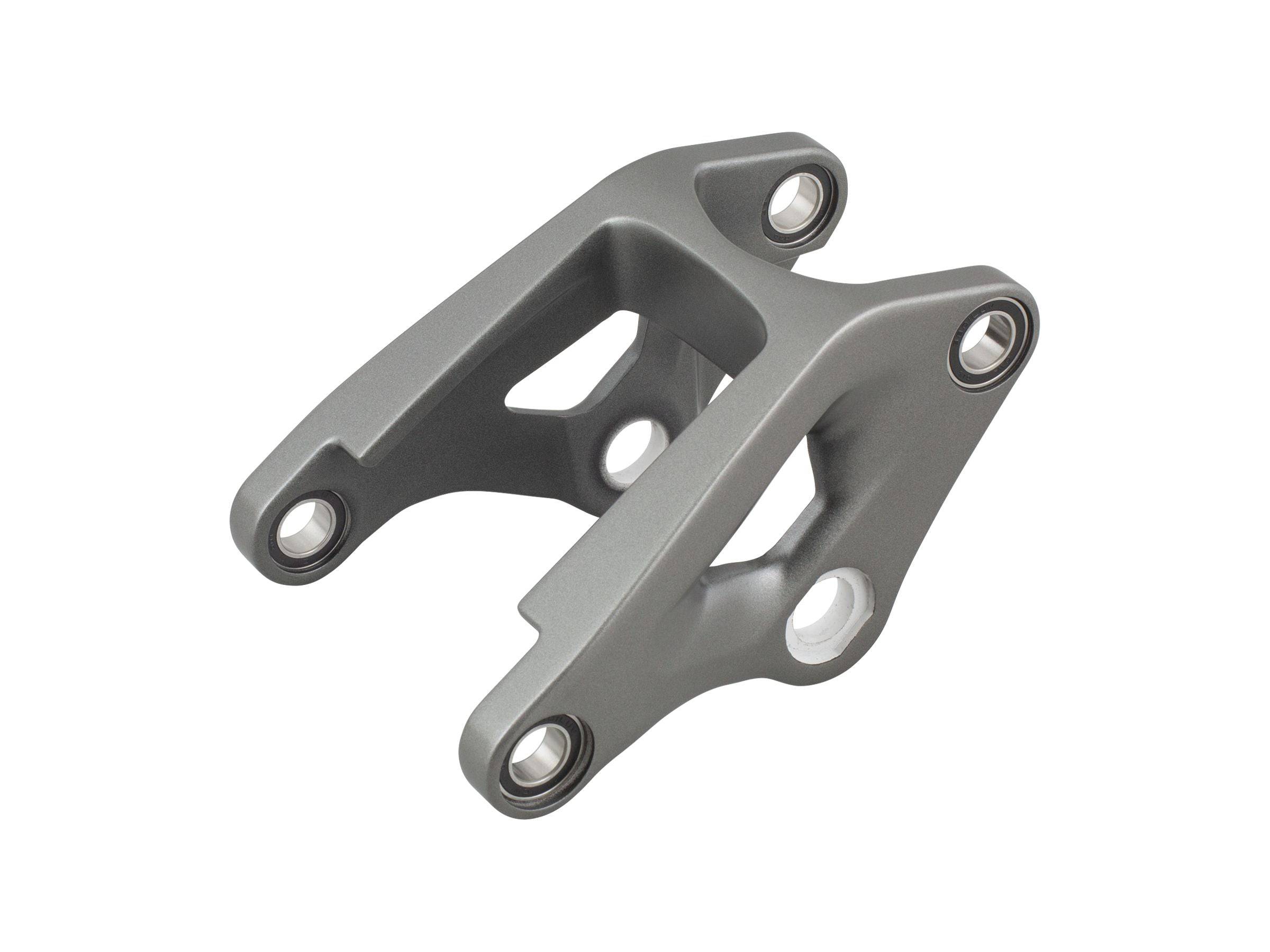 Trek Fuel EX 29 magnesium rocker link for 2023-2025 alloy frame, mountain bike component in black with branding details