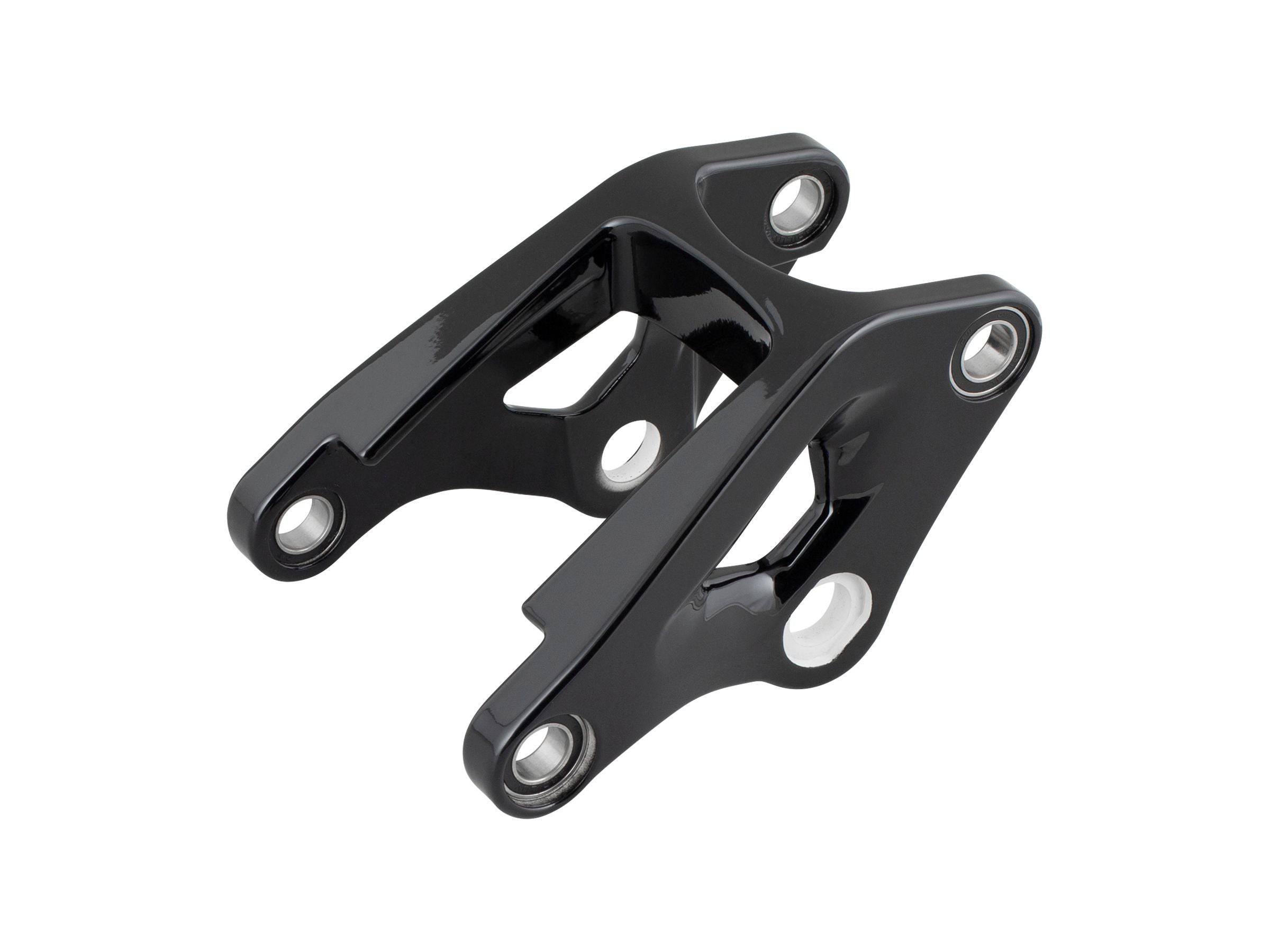 Trek Fuel EX 29 magnesium rocker link for 2023-2025 carbon frame mountain bike components, showcasing the lightweight metal part.