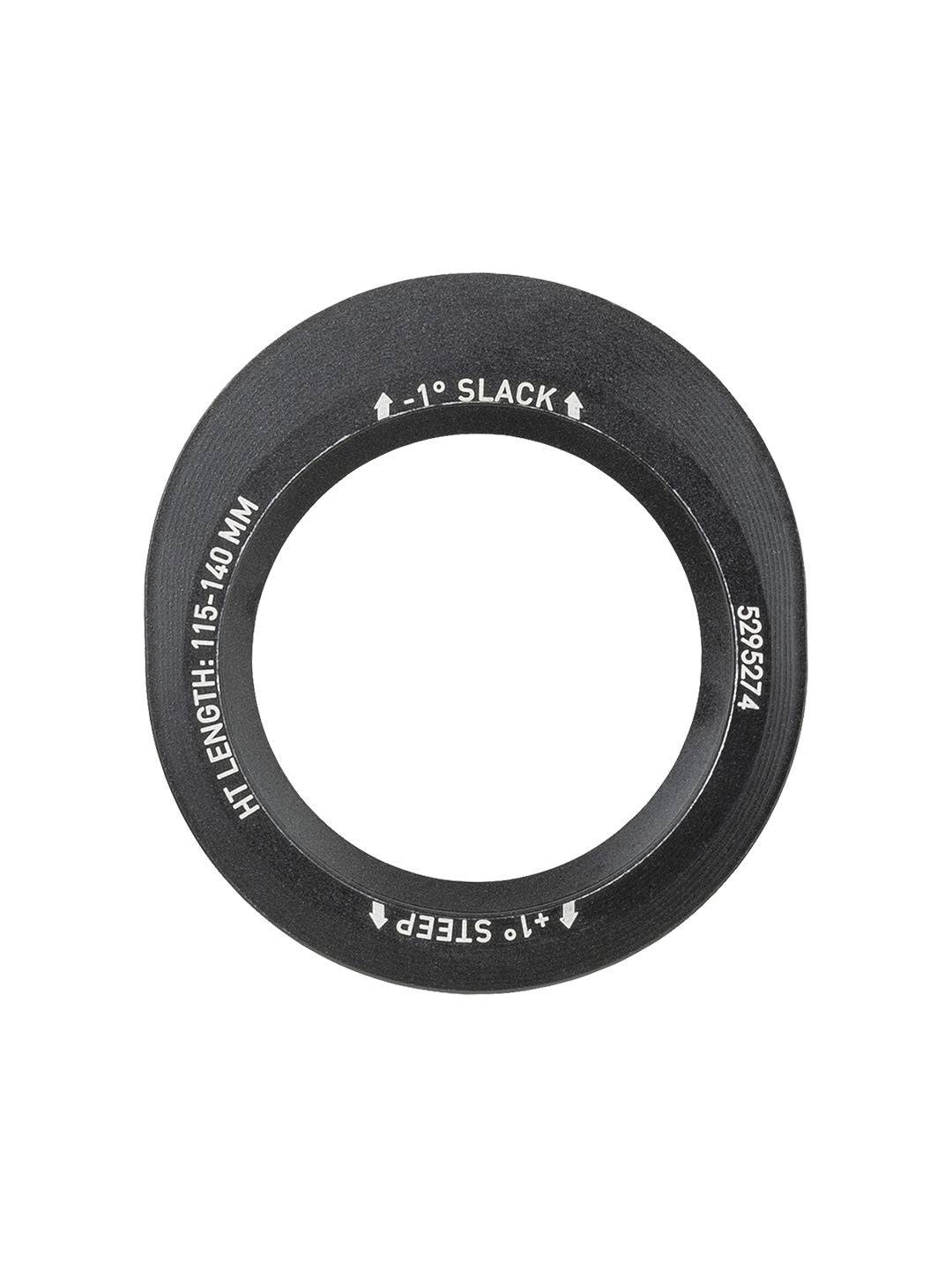 Black Trek Angle Adjust 1.0 & 2.0 headset lower cup for all frames, component part for bike steering systems.
