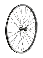 Trek Kids 24-inch bike wheel with 28 holes, durable alloy rim, designed for rim brake compatibility, suitable for children's bicycles.