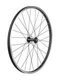 Trek Kids 24-inch bike wheel with 28 holes, durable alloy rim, designed for rim brake compatibility, suitable for children's bicycles.