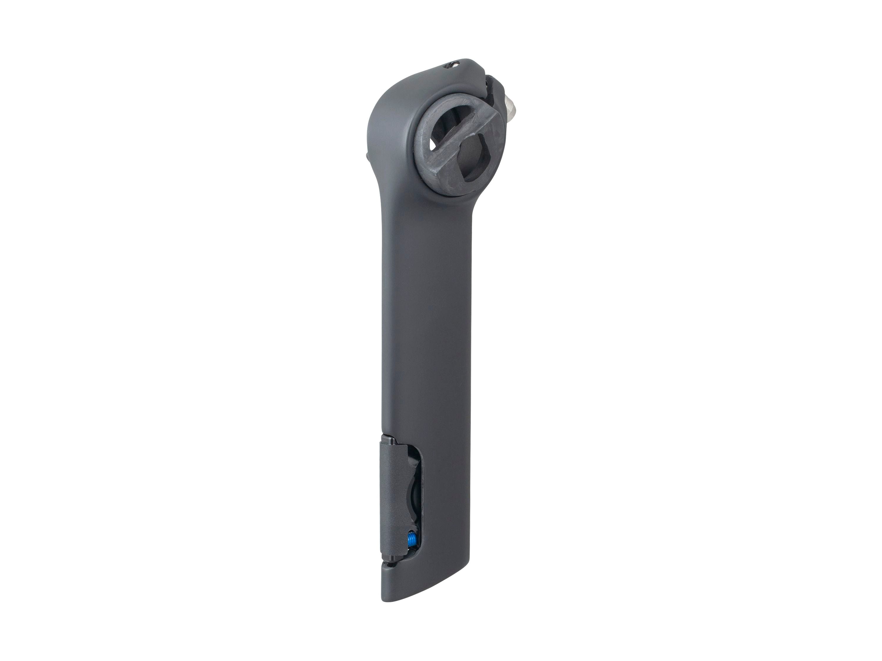 Trek Madone Gen 8 Aero bike seatpost with finishing kit, black carbon fiber, designed for lightweight road cycling performance.