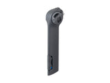 Trek Madone Gen 8 Aero bike seatpost with finishing kit, black carbon fiber, designed for lightweight road cycling performance.